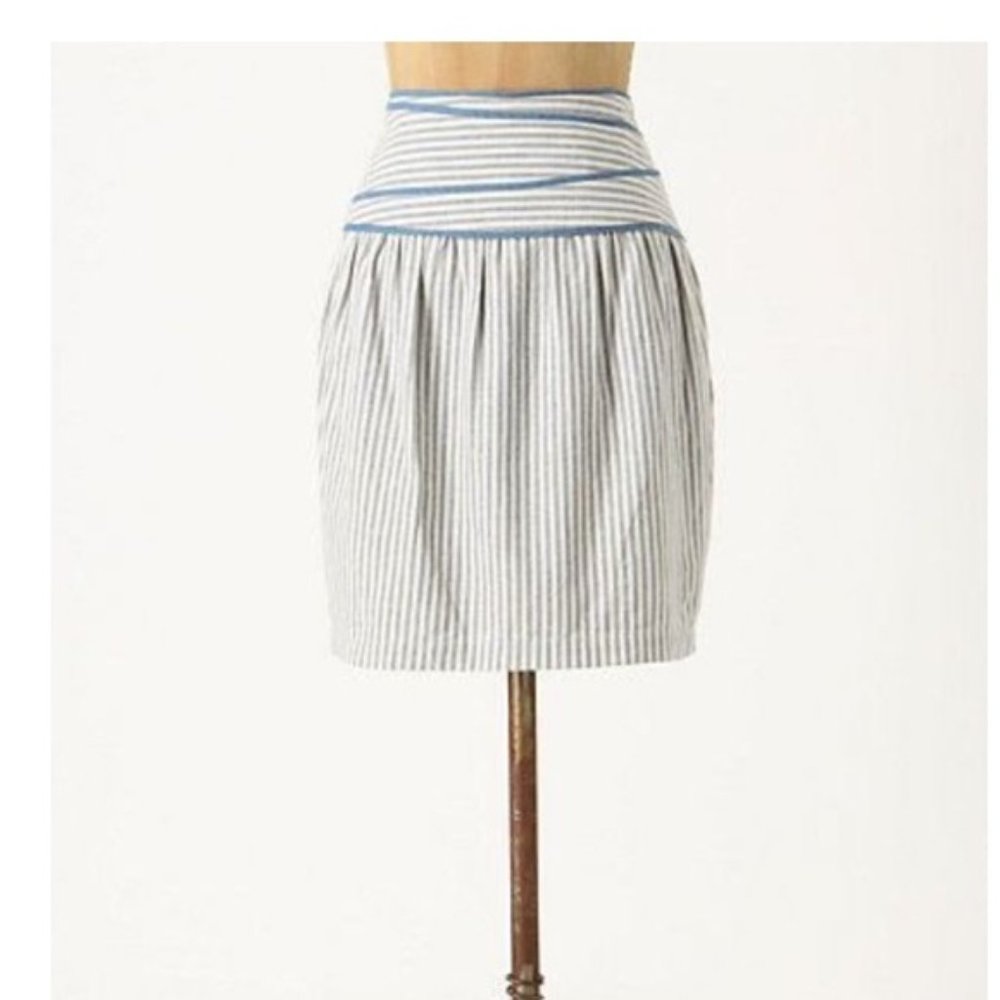 Anthropologie Hype Calm Seas Skirt - EUC